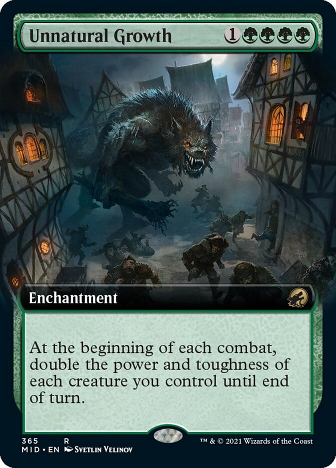 Unnatural Growth (Extended Art) [Innistrad: Midnight Hunt] | Gaming Infinity