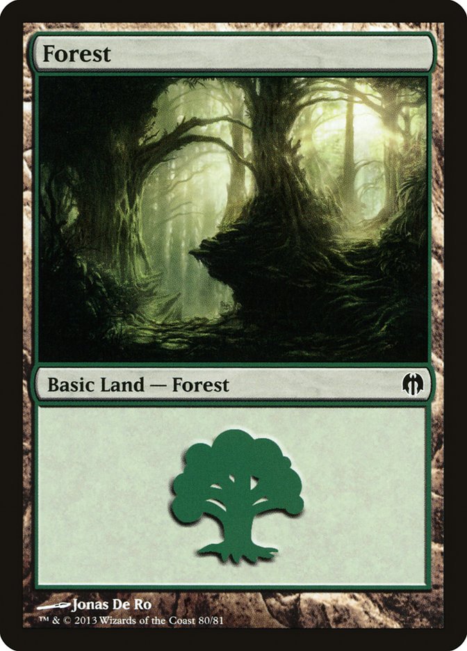 Forest (80) [Duel Decks: Heroes vs. Monsters] | Gaming Infinity