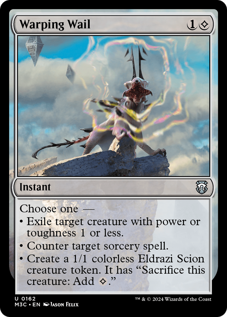 Warping Wail (Ripple Foil) [Modern Horizons 3 Commander] | Gaming Infinity