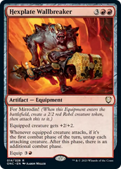 Hexplate Wallbreaker [Phyrexia: All Will Be One Commander] | Gaming Infinity