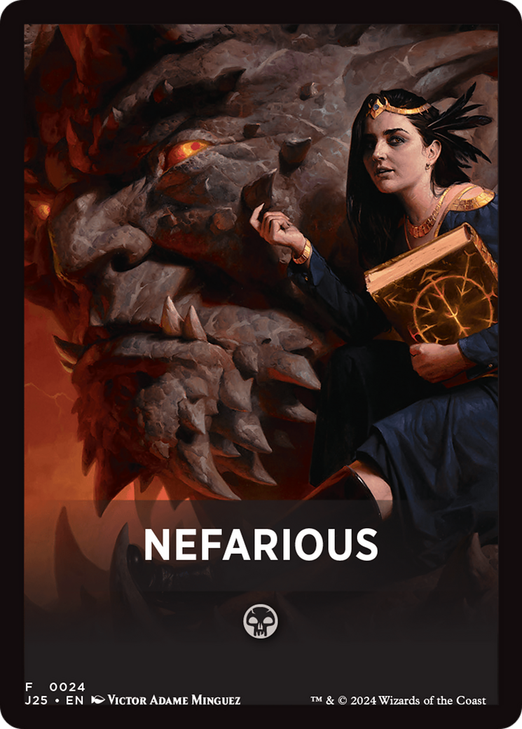 Nefarious Theme Card [Foundations Jumpstart Front Cards] | Gaming Infinity