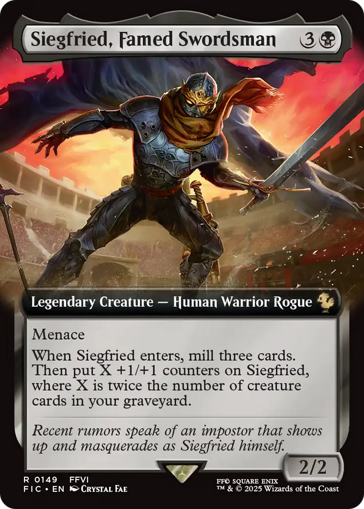 Siegfried, Famed Swordsman (Extended Art) [FINAL FANTASY Commander] | Gaming Infinity