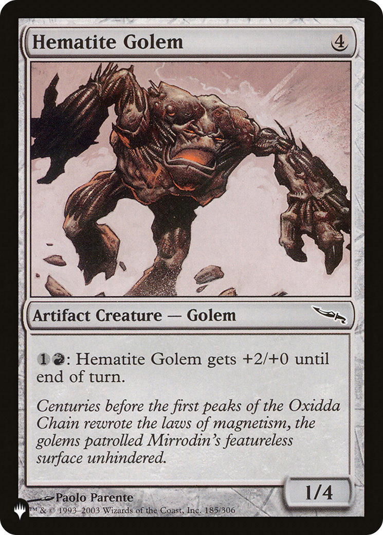 Hematite Golem [The List] | Gaming Infinity