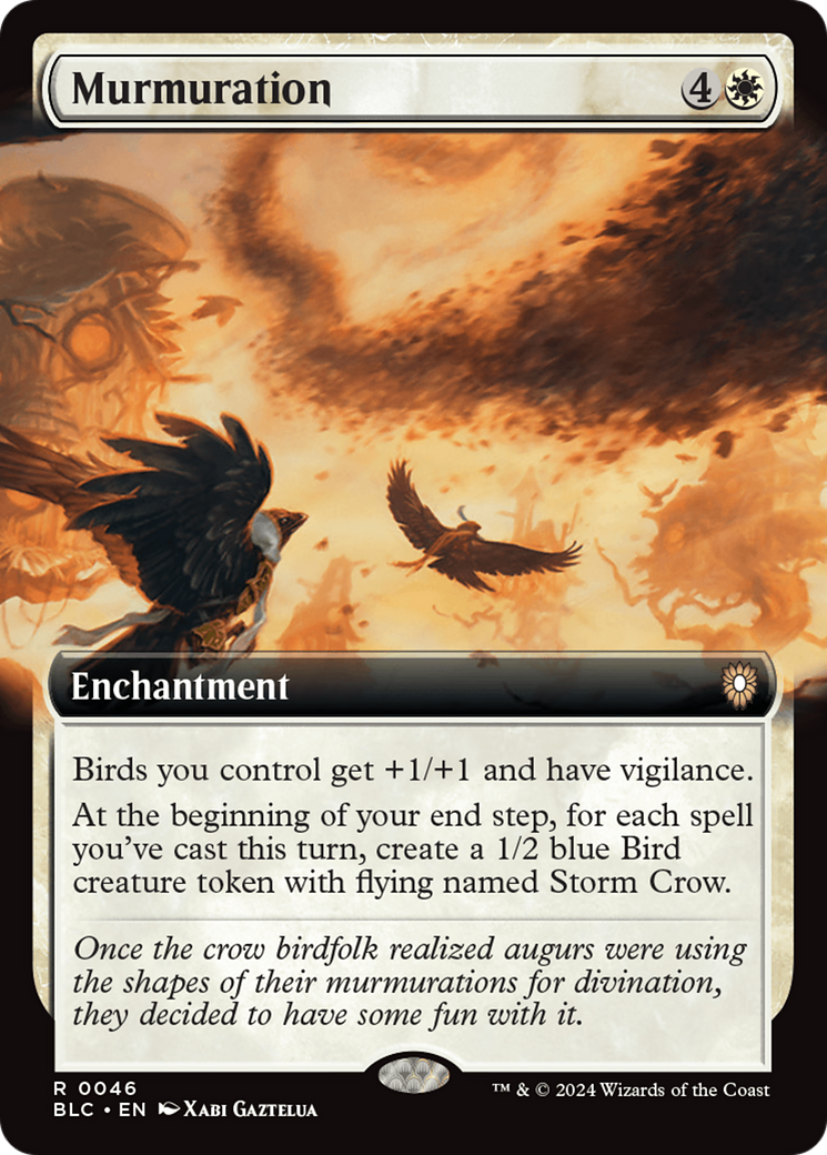 Murmuration (Extended Art) [Bloomburrow Commander] | Gaming Infinity