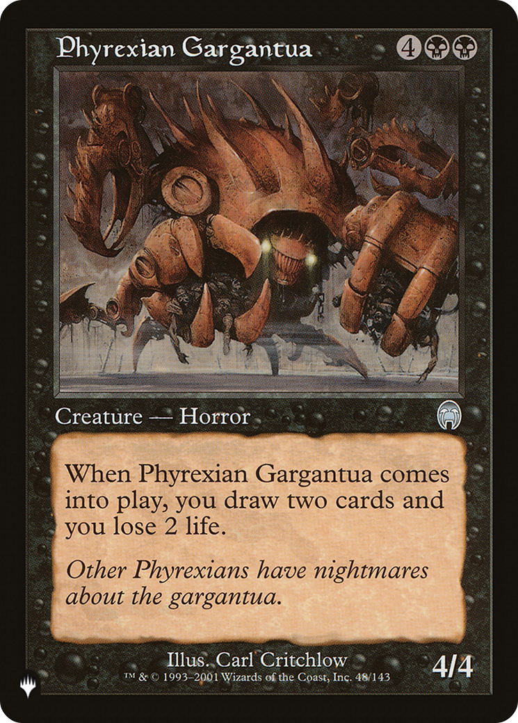 Phyrexian Gargantua [The List] | Gaming Infinity