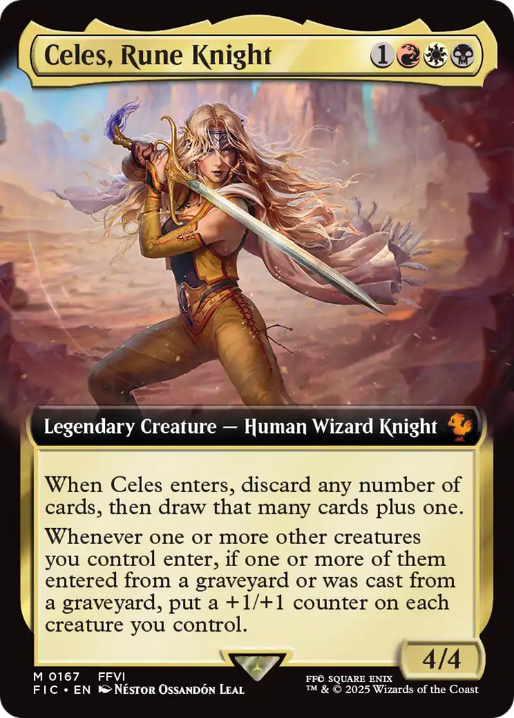 Celes, Rune Knight (Extended Art) [FINAL FANTASY Commander] | Gaming Infinity