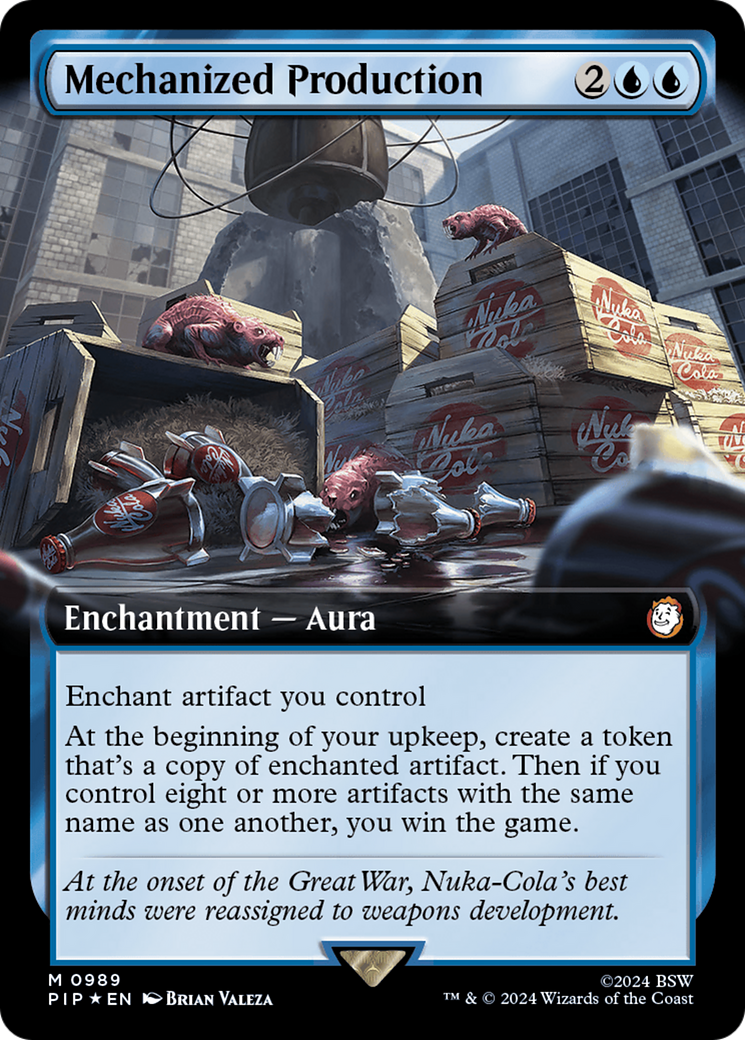 Mechanized Production (Extended Art) (Surge Foil) [Fallout] | Gaming Infinity