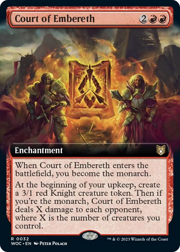Court of Embereth (Extended Art) [Wilds of Eldraine Commander] | Gaming Infinity