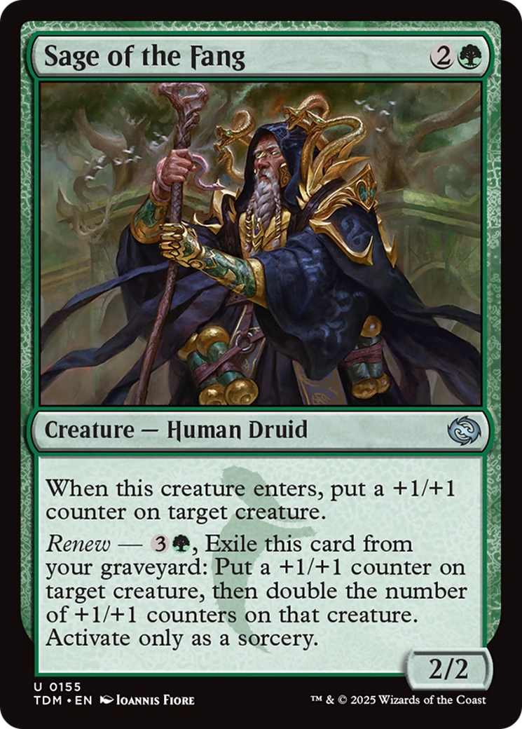 Sage of the Fang [Tarkir: Dragonstorm] | Gaming Infinity