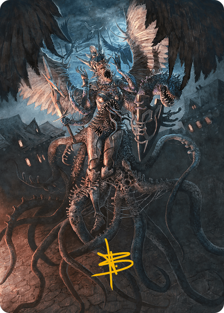 Angelic Aberration Art Card (Gold-Stamped Signature) [Modern Horizons 3 Art Series] | Gaming Infinity