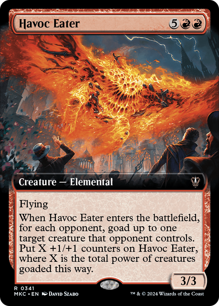 Havoc Eater (Extended Art) [Murders at Karlov Manor Commander] | Gaming Infinity