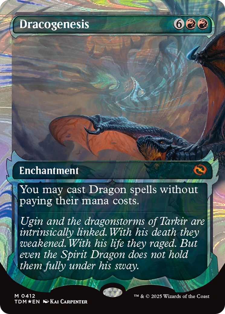 Dracogenesis (0412) (Showcase) (Halo Foil) [Tarkir: Dragonstorm] | Gaming Infinity