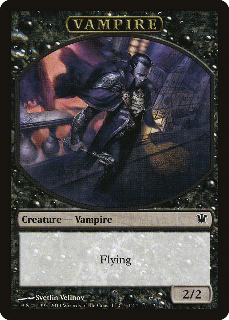 Vampire (0007) // Vampire (0008) Double-Sided Token [Innistrad Remastered Tokens] | Gaming Infinity