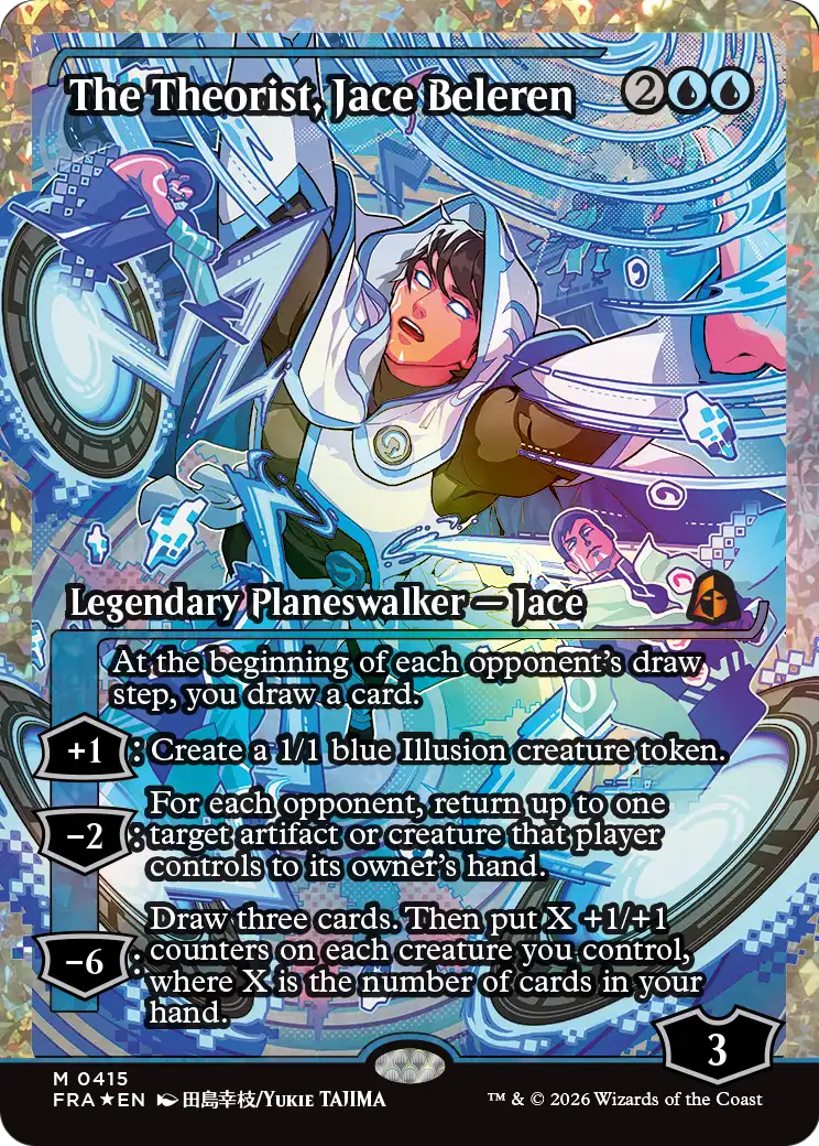 The Theorist, Jace Beleren (Showcase) (Fracture Foil) [Reality Fracture] | Gaming Infinity