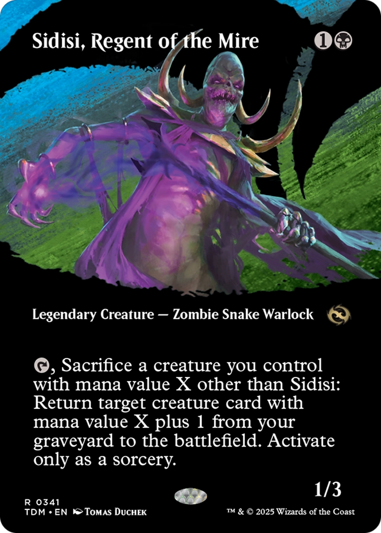 Sidisi, Regent of the Mire (Borderless) [Tarkir: Dragonstorm] | Gaming Infinity
