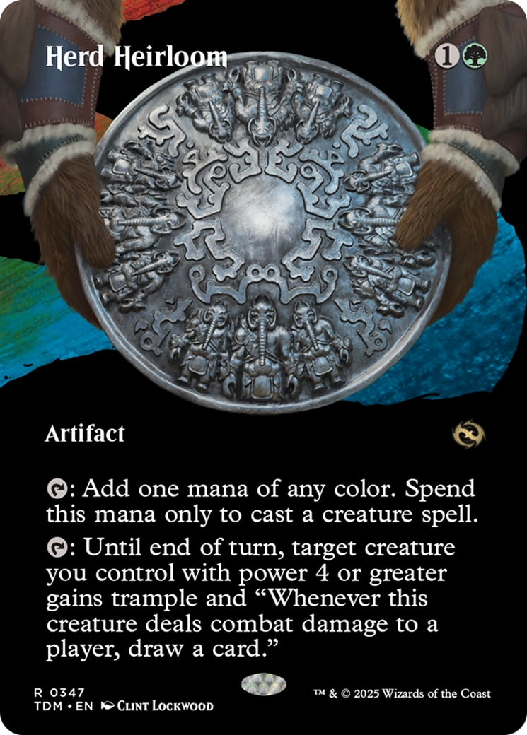 Herd Heirloom (Borderless) [Tarkir: Dragonstorm] | Gaming Infinity