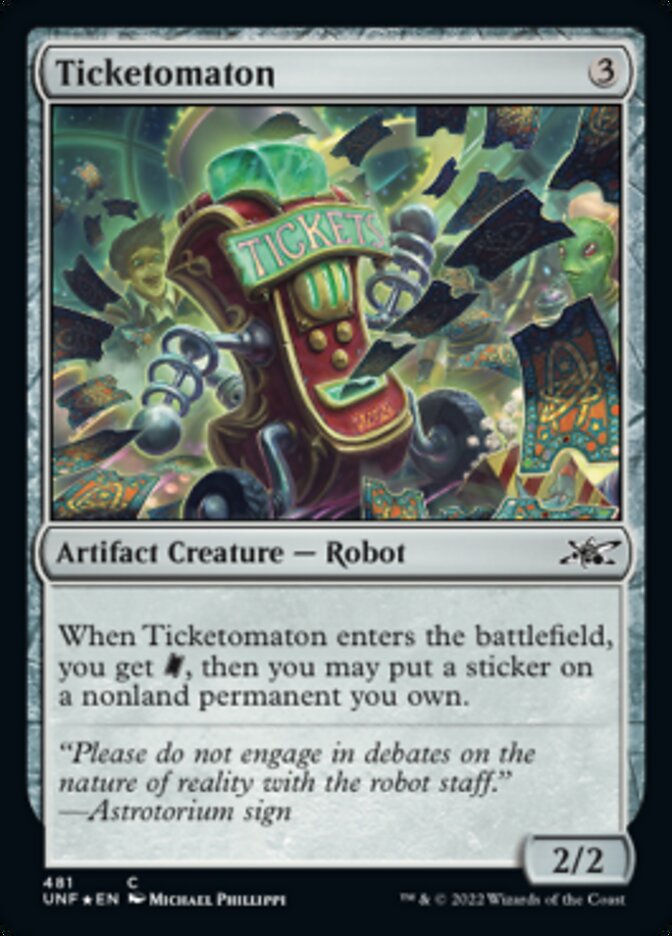 Ticketomaton (Galaxy Foil) [Unfinity] | Gaming Infinity