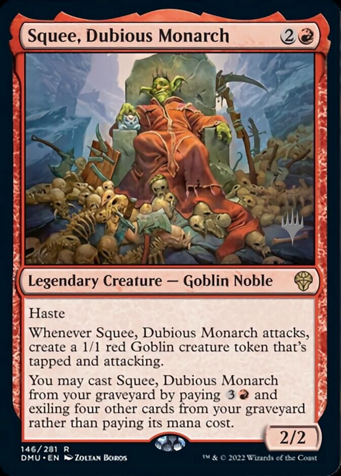 Squee, Dubious Monarch (Promo Pack) [Dominaria United Promos] | Gaming Infinity