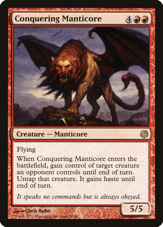 Conquering Manticore [Duel Decks: Heroes vs. Monsters] | Gaming Infinity