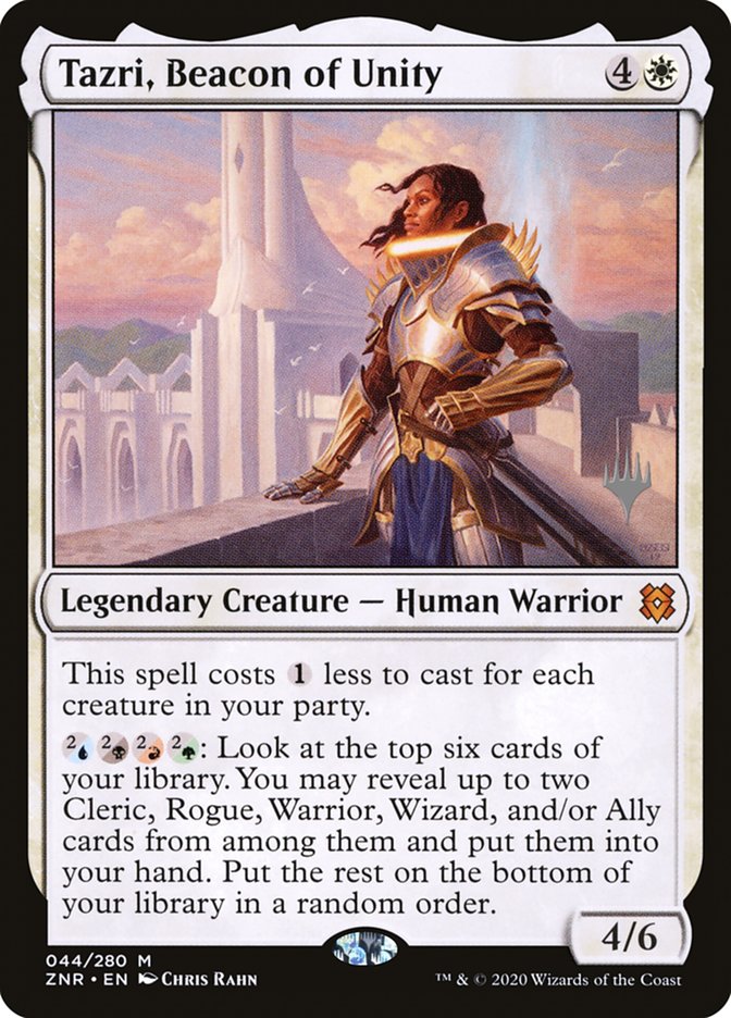 Tazri, Beacon of Unity (Promo Pack) [Zendikar Rising Promos] | Gaming Infinity