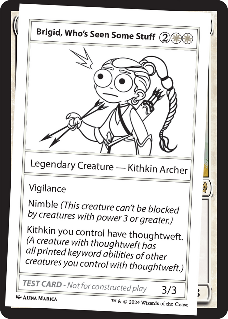 Brigid, Who's Seen Some Stuff [Mystery Booster 2 Playtest Cards] | Gaming Infinity