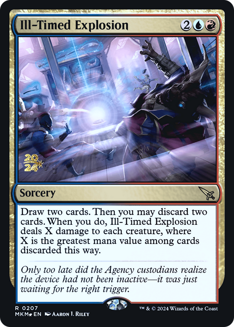 Ill-Timed Explosion [Murders at Karlov Manor Prerelease Promos] | Gaming Infinity