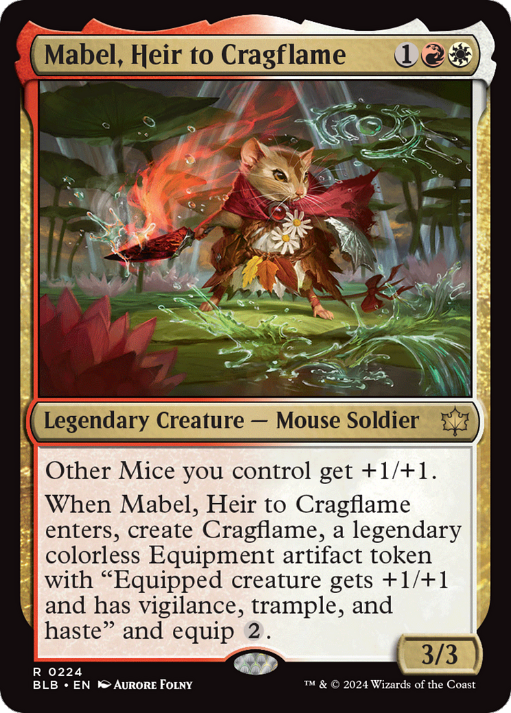 Mabel, Heir to Cragflame [Bloomburrow] | Gaming Infinity