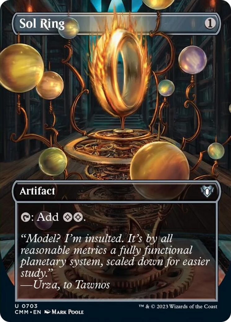 Sol Ring (Borderless Alternate Art) [Commander Masters] | Gaming Infinity