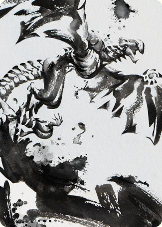 Quicksilver Fisher Art Card [Phyrexia: All Will Be One Art Series] | Gaming Infinity
