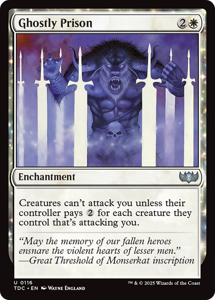 Ghostly Prison [Tarkir: Dragonstorm Commander] | Gaming Infinity