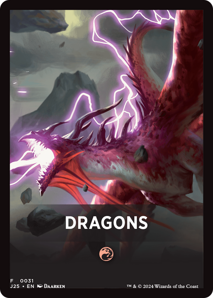 Dragons Theme Card [Foundations Jumpstart Front Cards] | Gaming Infinity