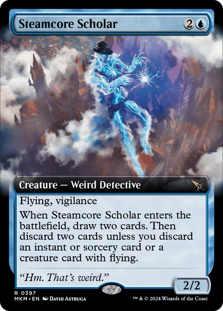 Steamcore Scholar (Extended Art) [Murders at Karlov Manor] | Gaming Infinity