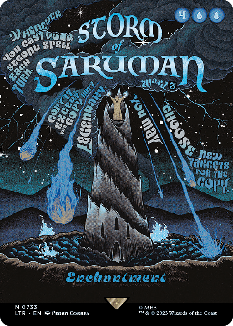 Storm of Saruman (Borderless Poster) [The Lord of the Rings: Tales of Middle-Earth] | Gaming Infinity