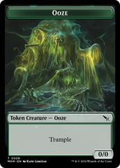 Ooze // A Mysterious Creature Double-Sided Token [Murders at Karlov Manor Tokens] | Gaming Infinity