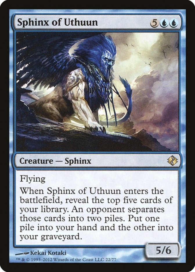 Sphinx of Uthuun [Duel Decks: Venser vs. Koth] | Gaming Infinity