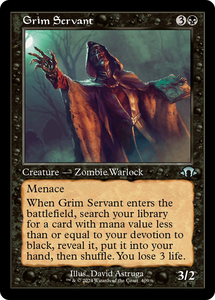 Grim Servant (Retro) [Modern Horizons 3] | Gaming Infinity