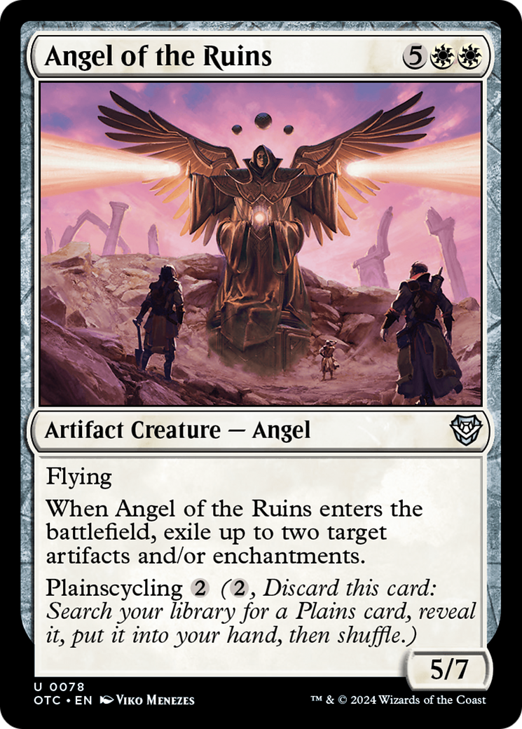 Angel of the Ruins [Outlaws of Thunder Junction Commander] | Gaming Infinity