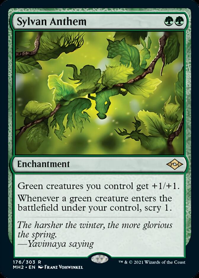 Sylvan Anthem [Modern Horizons 2] | Gaming Infinity