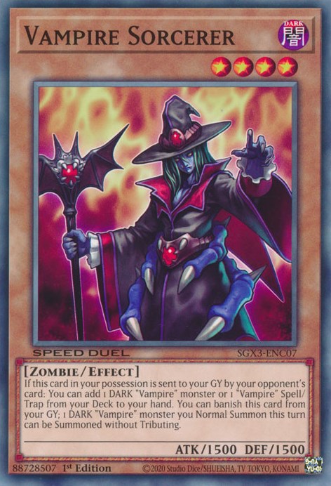 Vampire Sorcerer [SGX3-ENC07] Common | Gaming Infinity