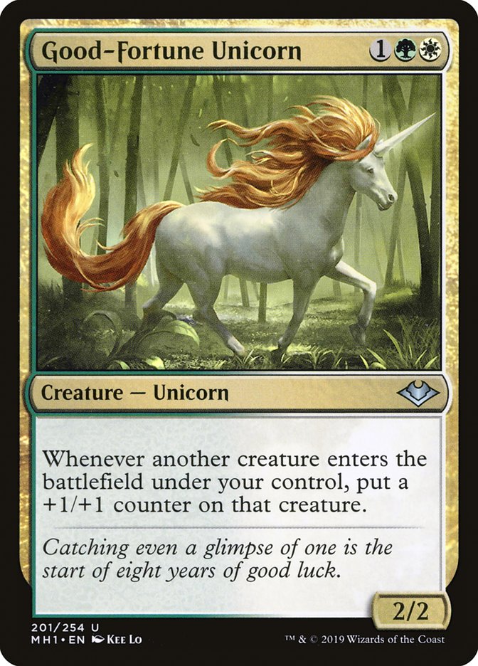 Good-Fortune Unicorn [Modern Horizons] | Gaming Infinity