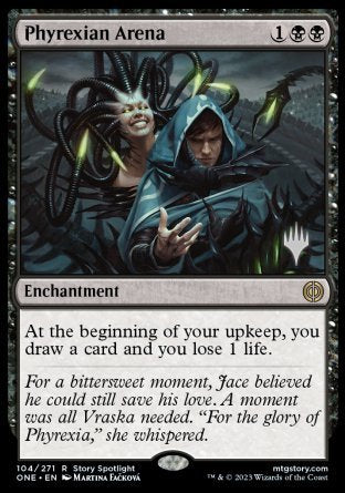 Phyrexian Arena (Promo Pack) [Phyrexia: All Will Be One Promos] | Gaming Infinity