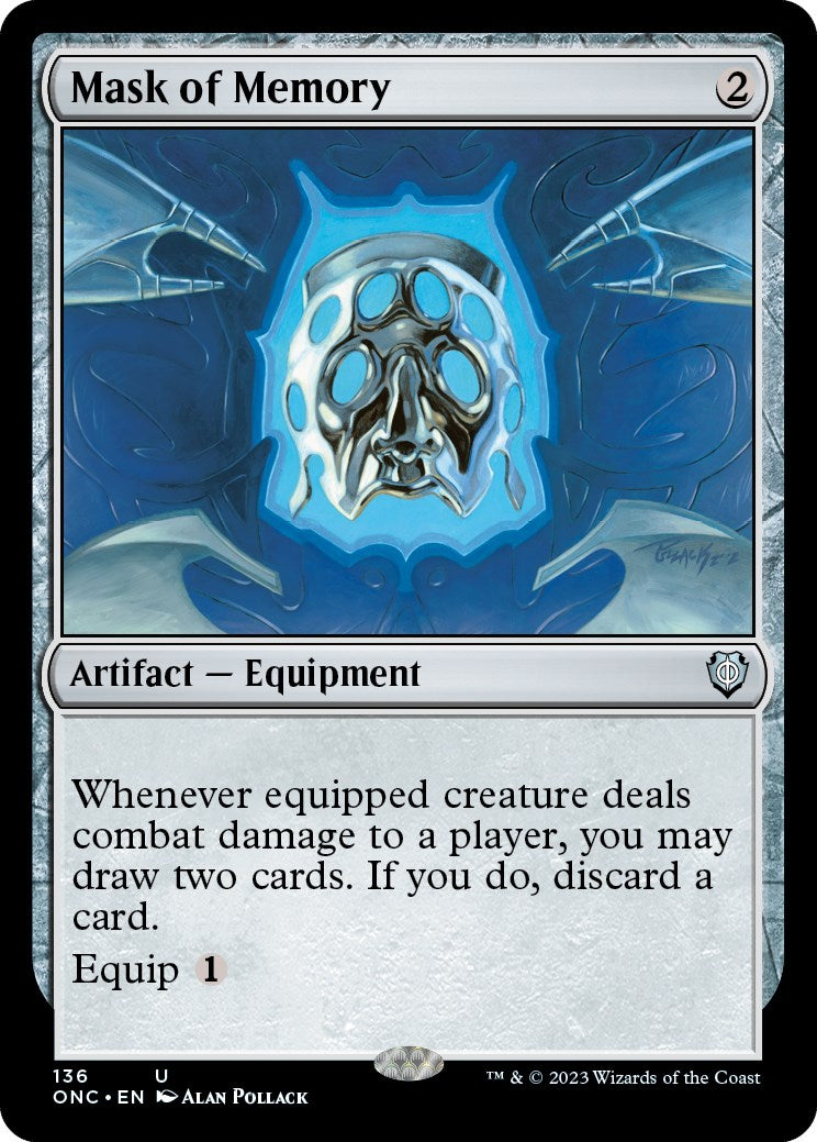 Mask of Memory [Phyrexia: All Will Be One Commander] | Gaming Infinity