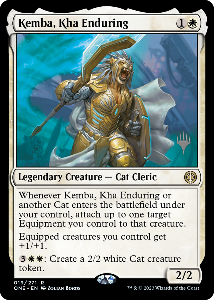 Kemba, Kha Enduring (Promo Pack) [Phyrexia: All Will Be One Promos] | Gaming Infinity