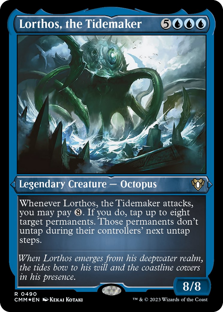 Lorthos, the Tidemaker (Foil Etched) [Commander Masters] | Gaming Infinity