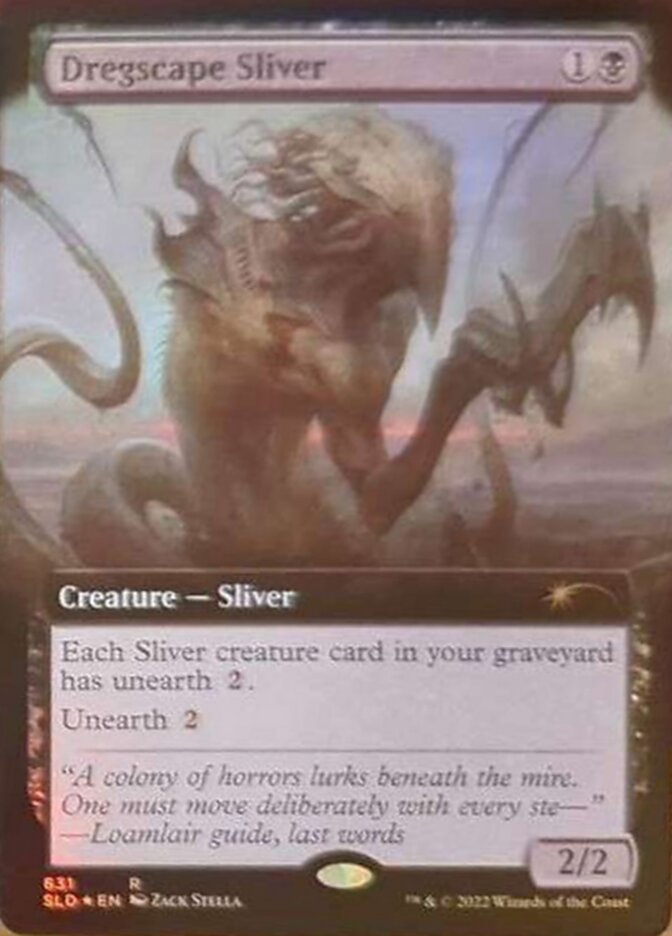 Dregscape Sliver (Extended Art) [Secret Lair Drop Promos] | Gaming Infinity