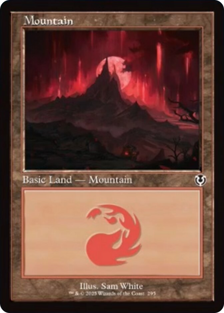 Mountain (295) (Retro Frame) [Innistrad Remastered] | Gaming Infinity