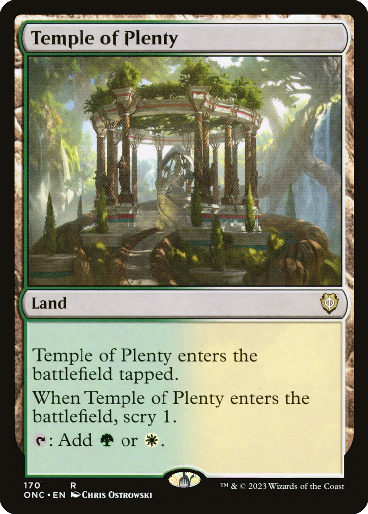 Temple of Plenty [Phyrexia: All Will Be One Commander] | Gaming Infinity