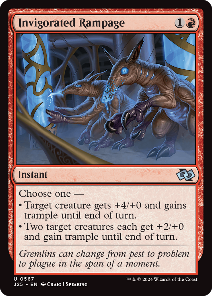 Invigorated Rampage [Foundations Jumpstart] | Gaming Infinity