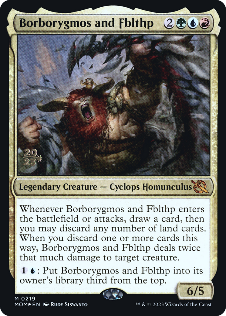 Borborygmos and Fblthp [March of the Machine Prerelease Promos] | Gaming Infinity