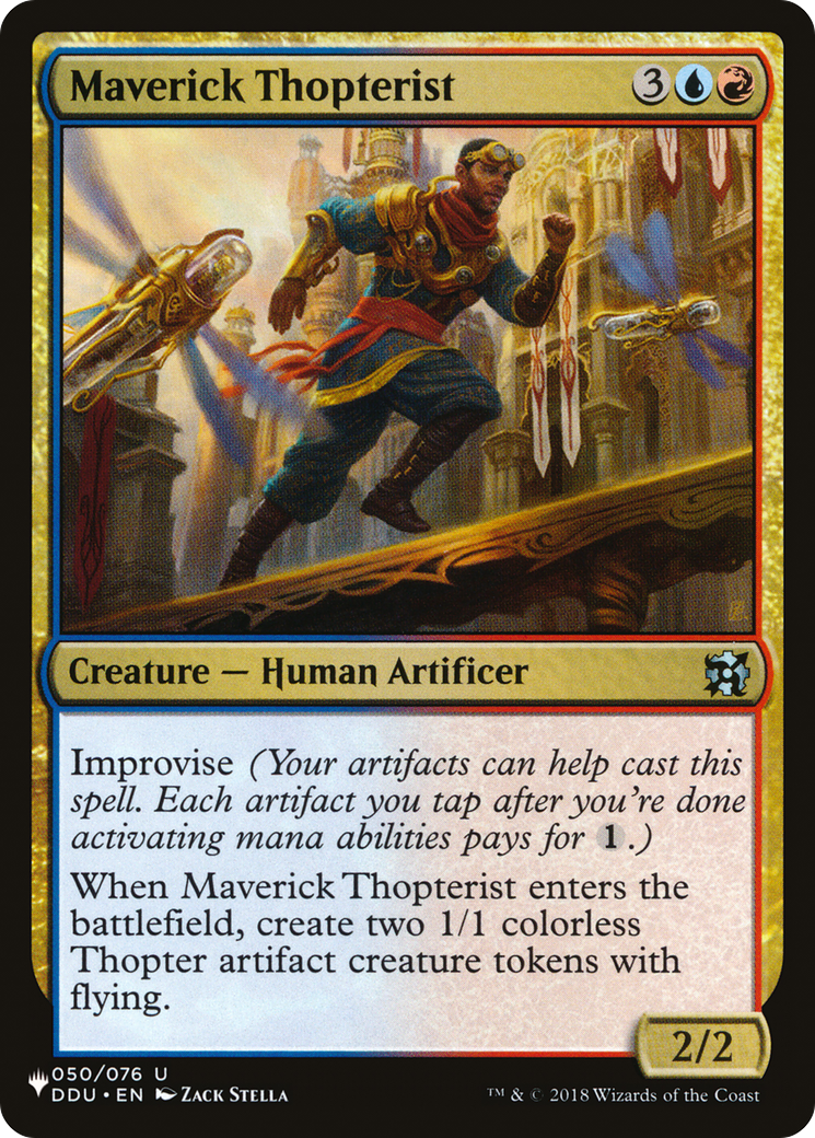 Maverick Thopterist (DDU) [The List] | Gaming Infinity